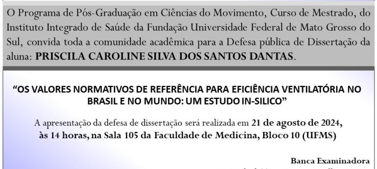 PPGCMov. > Convite – Defesa de Dissertação