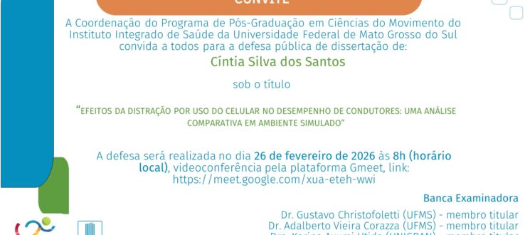 Convites – Defesa de Dissertação