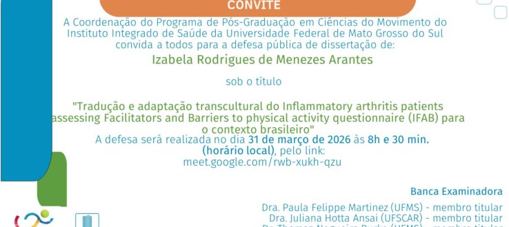 Convites – Defesa de Dissertação