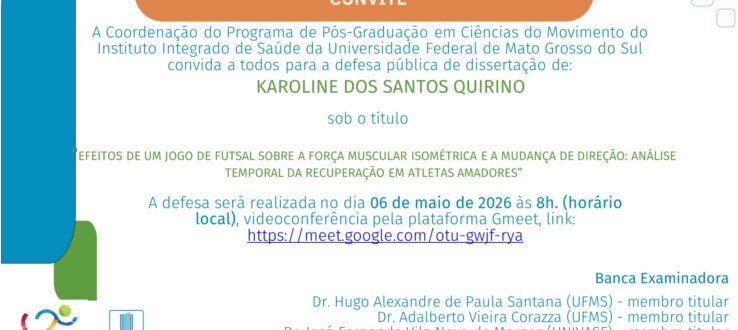 Convites – Defesa de Dissertação